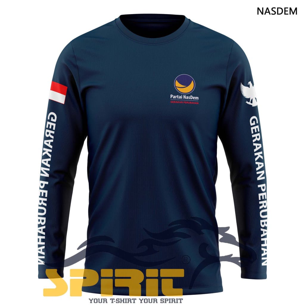 Kaos Custom Partai Nasdem Pria Wanita