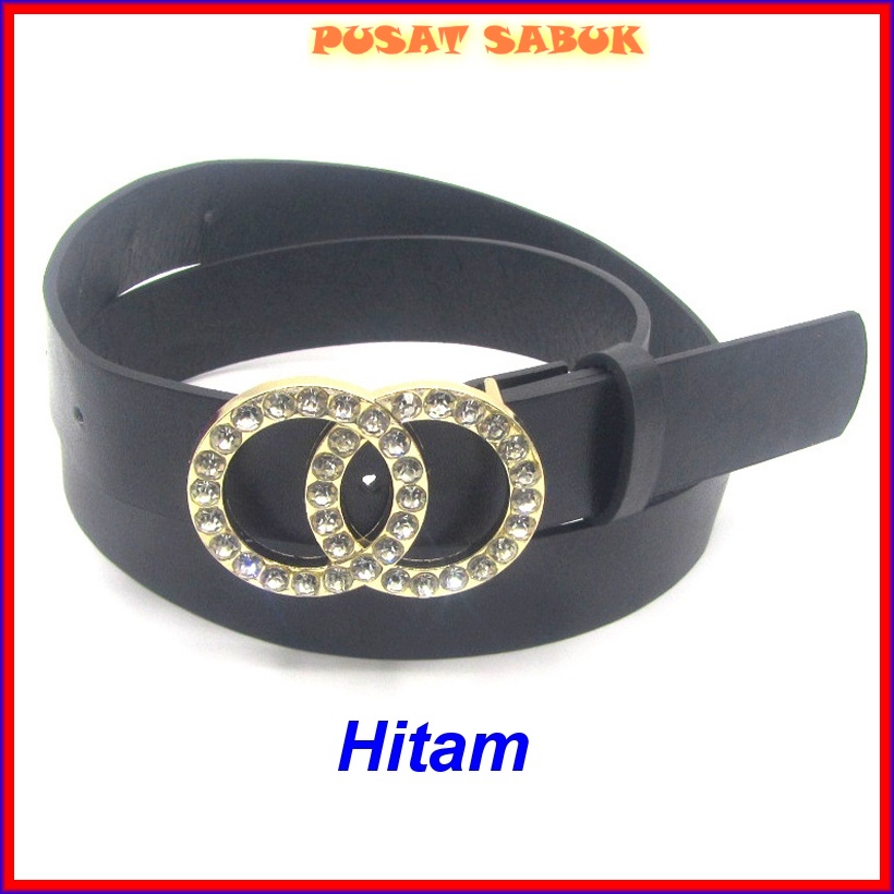 Ikat Pinggang Fashion Wanita Gesper Kulit Sabuk Korea Cewek Belt Warna Kecil Grosir Murah Gasper Kekinian Import Murah Inch Hitam Putih Aksesoris Baru Ramping Mewah Modern Terbaru Cantik cm Pingang Besar Kuat Awet Halus PU Emas Silver Gold