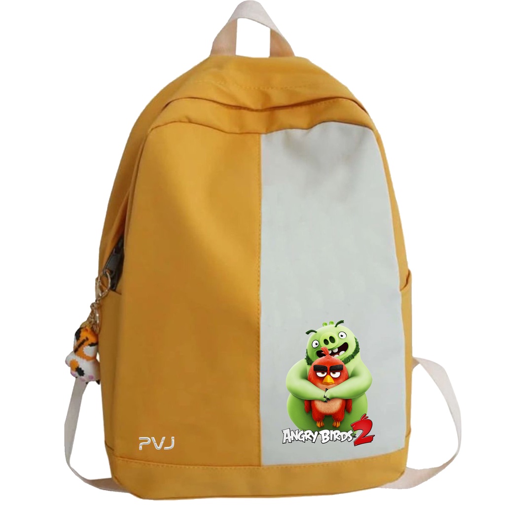 PVJ - Tas Ransel Sekolah Anak Laki-Laki SD Karakter Angry Bird