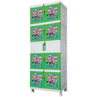 Lemari Plastik / Lemari susun plastik / Lemari anak /  LEMARI PLASTIK SUSUN 4 (SW 221)