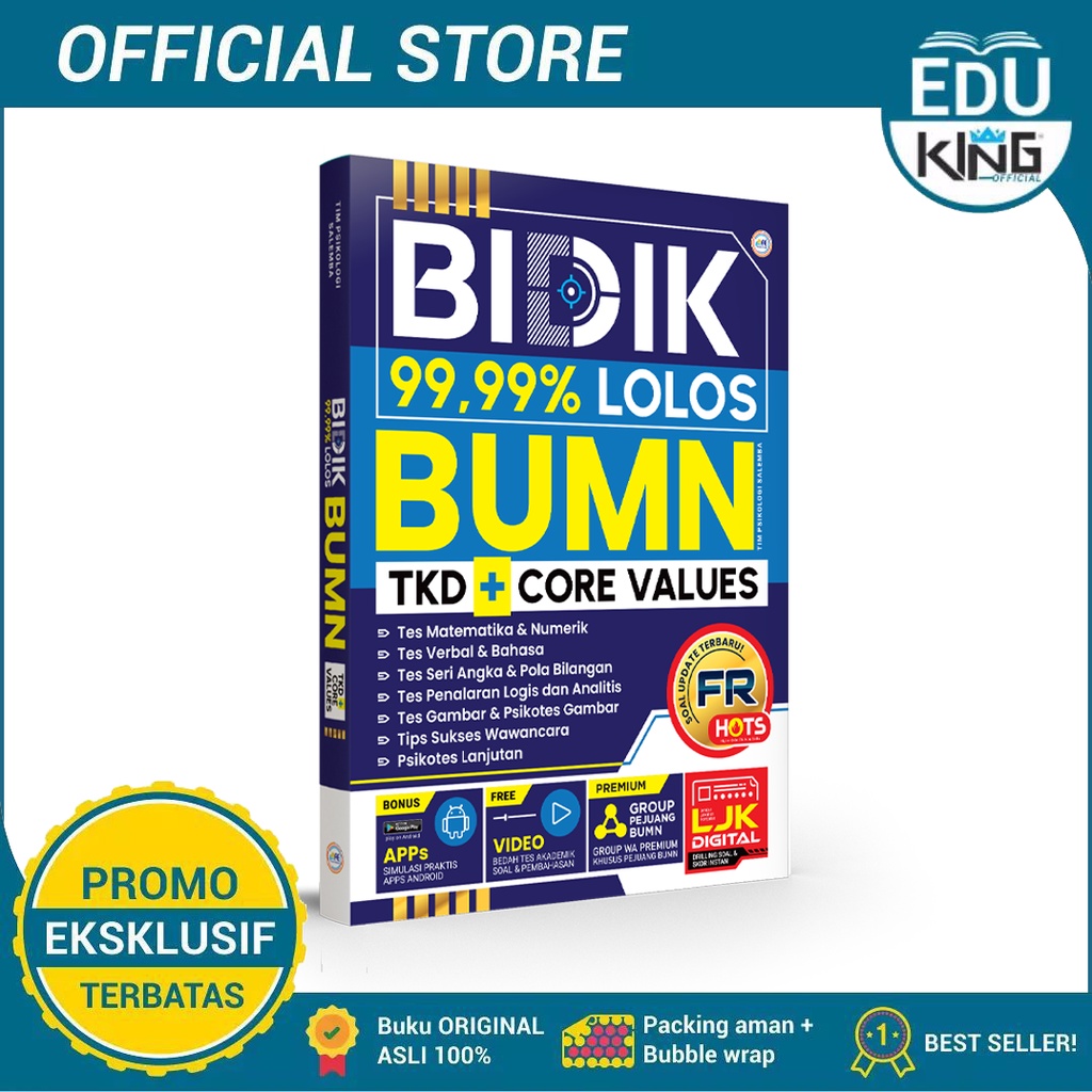 Jual Emc Buku Tes Bumn 2023 Buku 40 In 1 Master Semua Jenis Soal Tpa