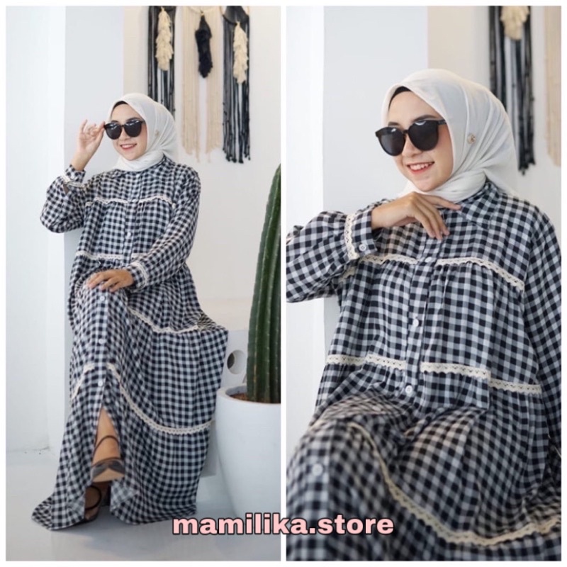 NAMARA DRESS MOTIF | GAMIS CANTIK