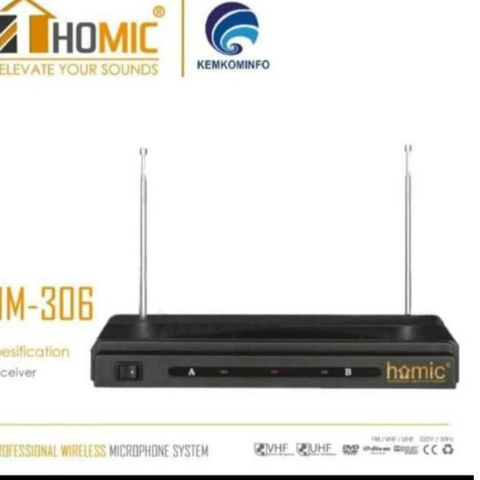 Hot Deals COD MICROPHONE HOMIC WIRELESS HM 306/MIC WIRELESS 2 MIC/MIC SPEAKER WIRELESS/MIC WIRELESS/