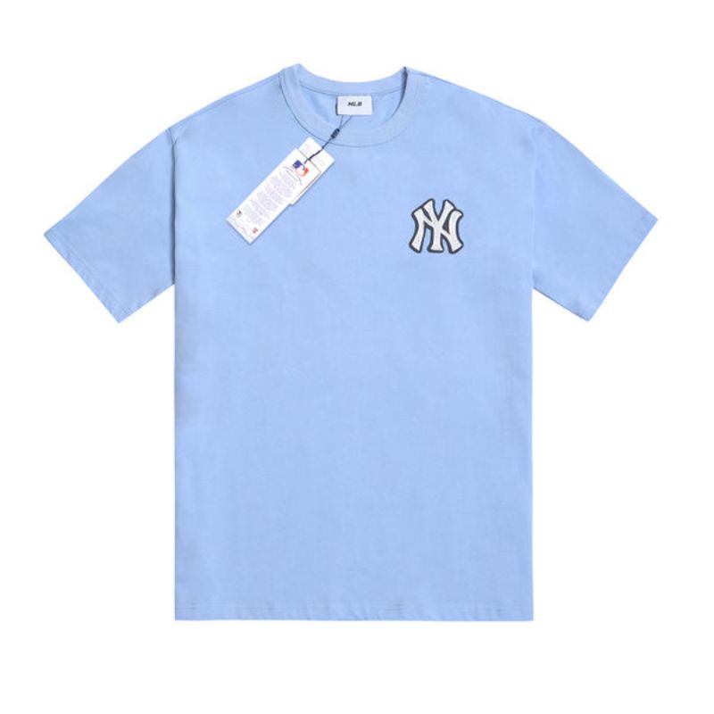 M7B NY YANKEES BACK MONOGRAM LOGO T-SHIRT LIGHT BLUE