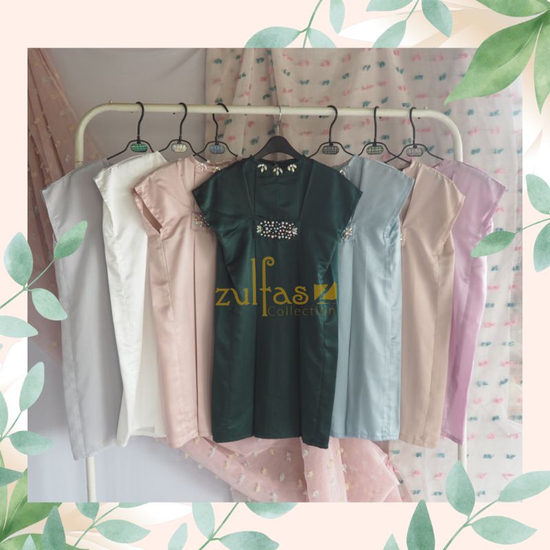 Zulfas Kaftan Bayi Anak Perempuan Payet Premium 6 bulan - 8 Tahun