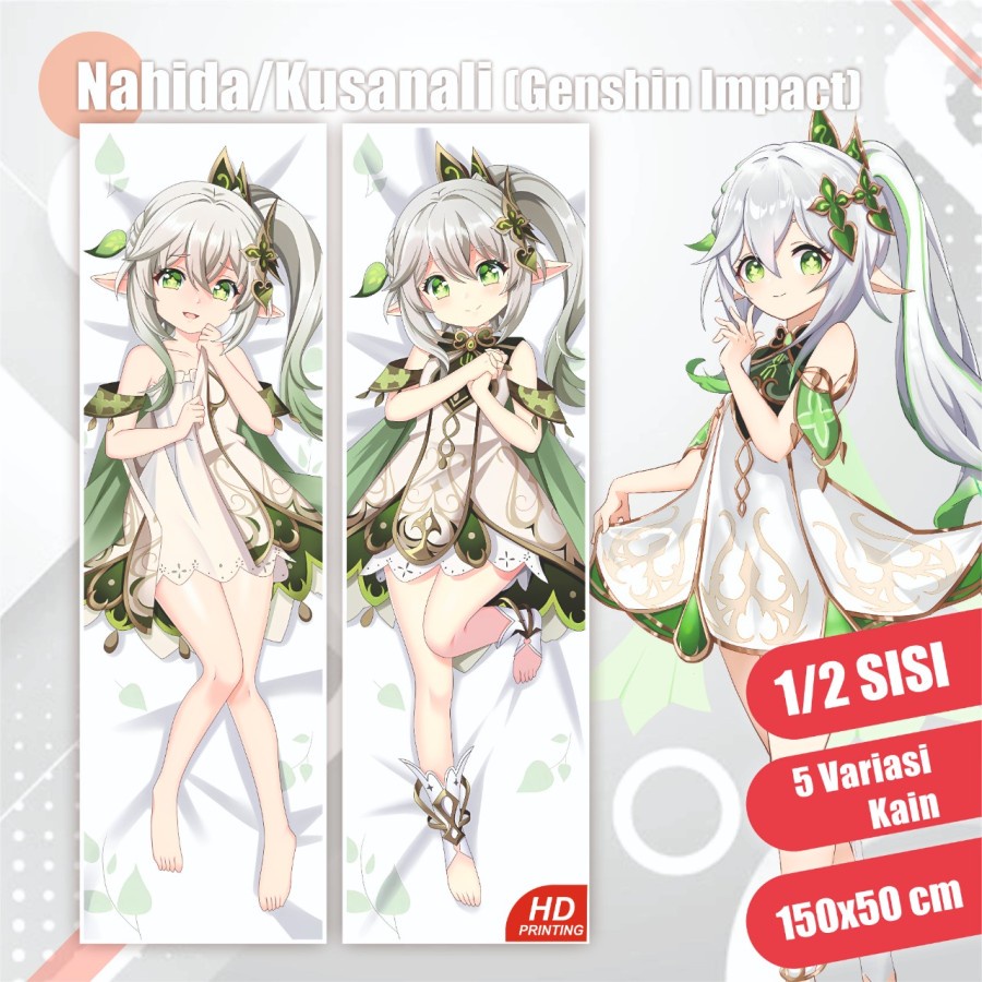 Dakimakura Nahida Genshin Impact 150x50 cm (Cover Only)