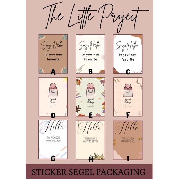 

STICKER SEGEL PACKAGING // STICKER LABEL PACKAGING // STICKER PACKAGING ONLINE SHOP - MIN. ORDER 100PCS