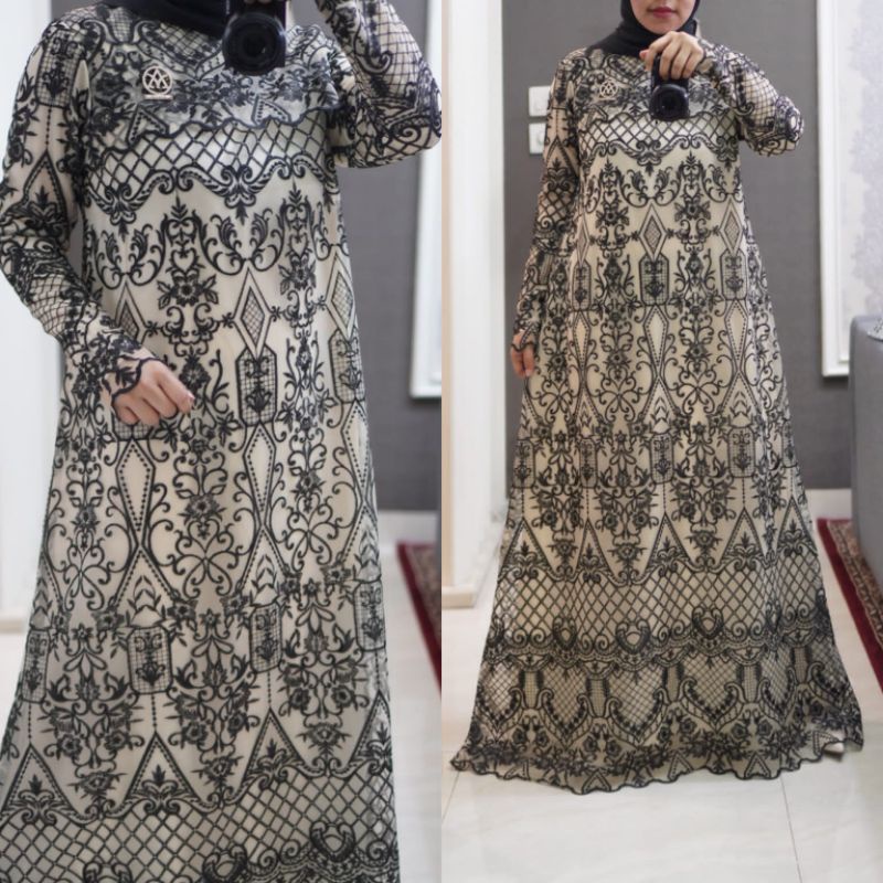 DELILA DRESS BY AMORI/DRESS AMORI/GAMIS PREMIUM/GAMIS ORIGINAL