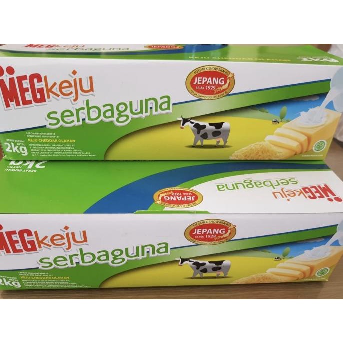 

Keju Cheddar Meg Serbaguna 2kg TERLARIS TERPERCAYA ORIGINAL