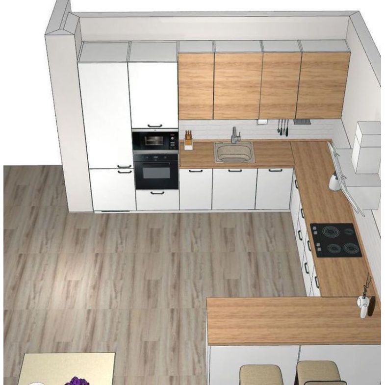 kitchen set minimalis kitchenset atas bawah