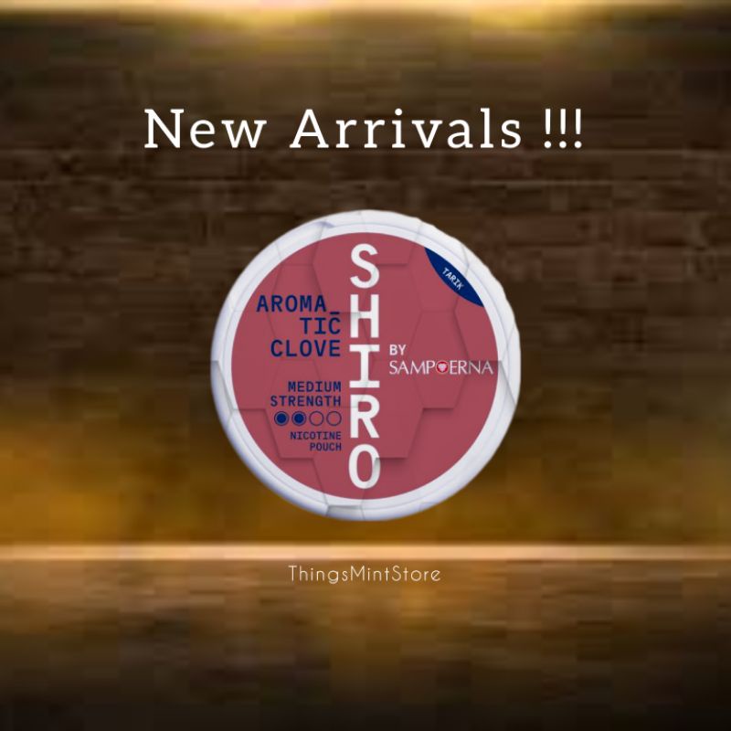 

SHIRO Aromatic Clove 4mg Medium Strength - New Arrivals !!!