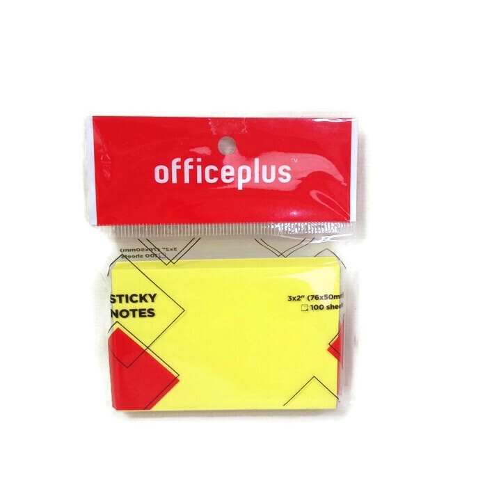

Gramedia Surabaya - Office-P Sticky Note 3X2" 100Sht Neon Yellow