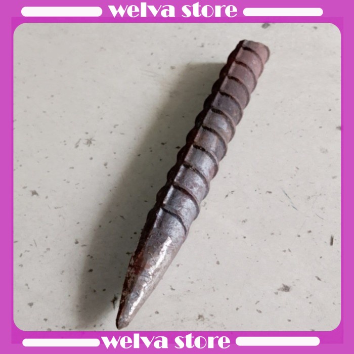 Pahat Beton Drat Lancip Asli Baja Ukuran P21