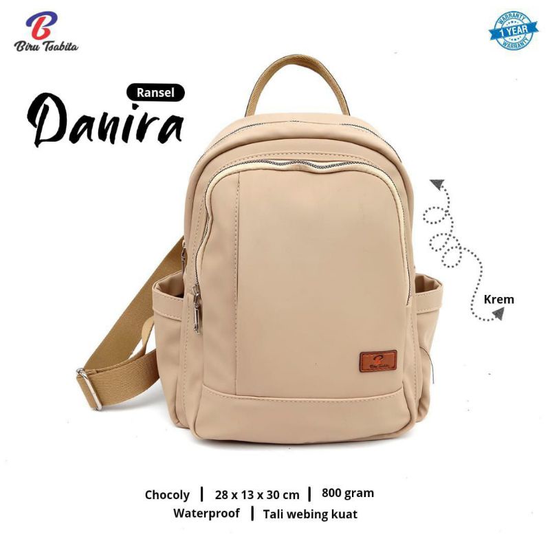 TAS RANSEL LAPTOP ANTI AIR DANIRA BY BIRU TSABITA