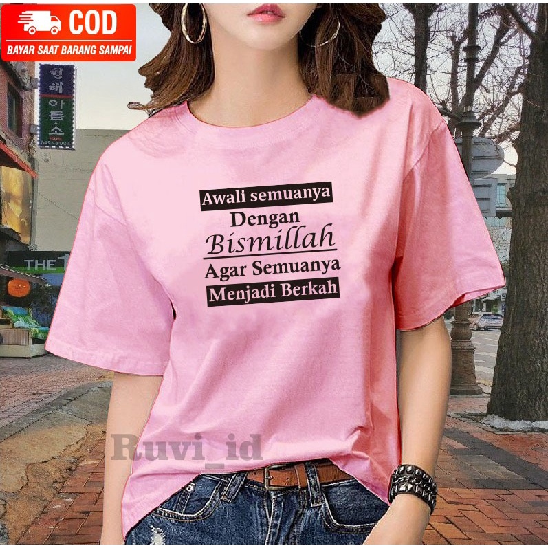 Ruvi_id-KAOS DISTRO / BELI 3 GRATIS HEADSET EXTRA BAS / KAOS WANITA / KAOS TERLARIS / KAOS WANITA KEKINIAN / KAOS WANITA KOREAN STYLE LENGAN PENDEK / BAJU TRENDY / KAOS OBLONG / KAOS OVERSIZE / BLUS / T-SHIRT / IMPORT / BAHAN KATUN / KAOS MURAH