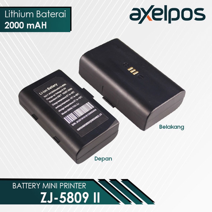 BATTERY PRINTER BLUETOOTH ZJIANG