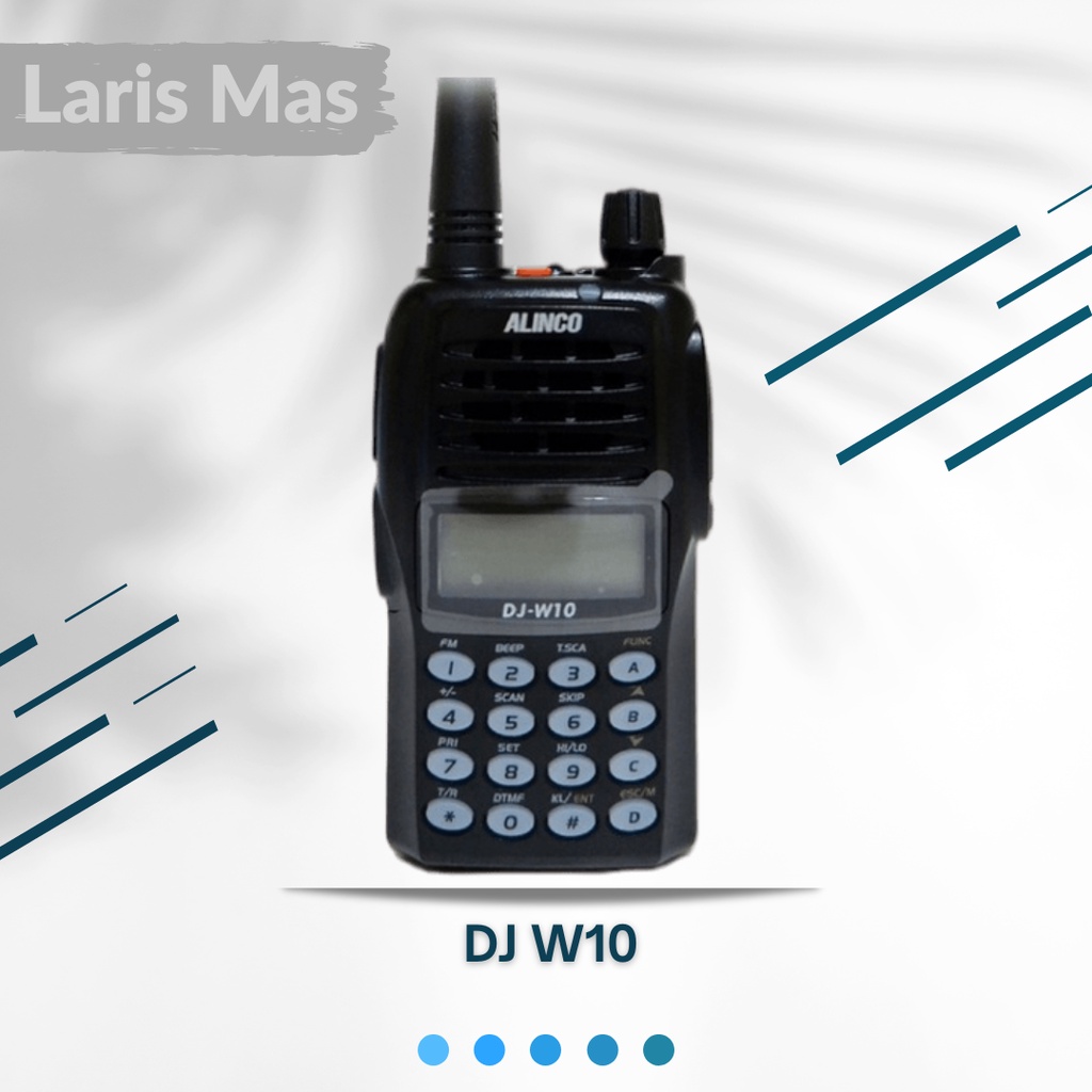 HT Alinco DJ W10 Single Band VHF / Radio Handy Talkie Alinko DJ-W10