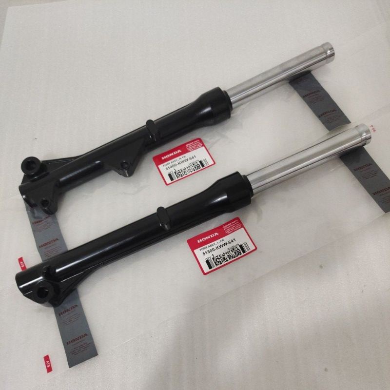 Shock Skok peredam kejut depan As + Tabung Shock depan KANAN KIRI Honda Revo Absolute - Revo abs 110