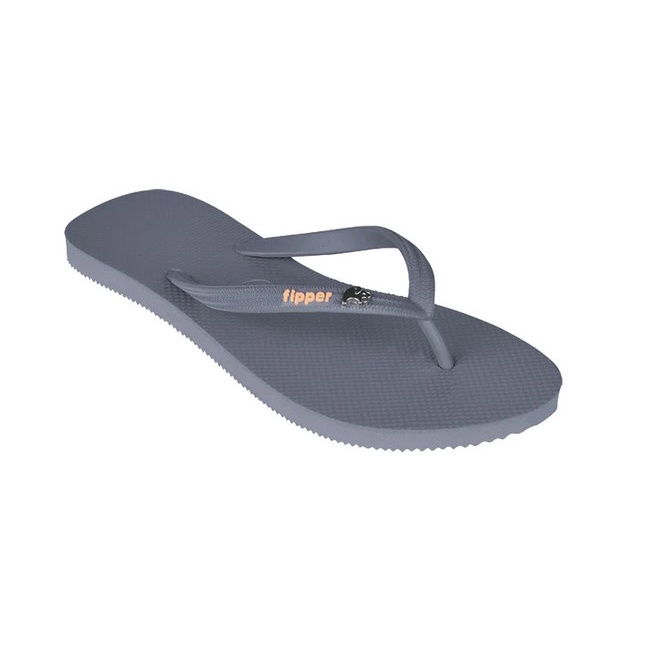 Sandal Fipper Glitter Grey Orange Wax Original