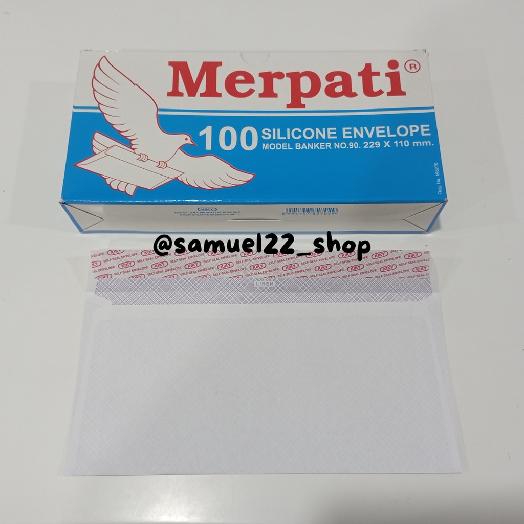 

Amplop Polos Merpati 90 70 gram 229 x 110