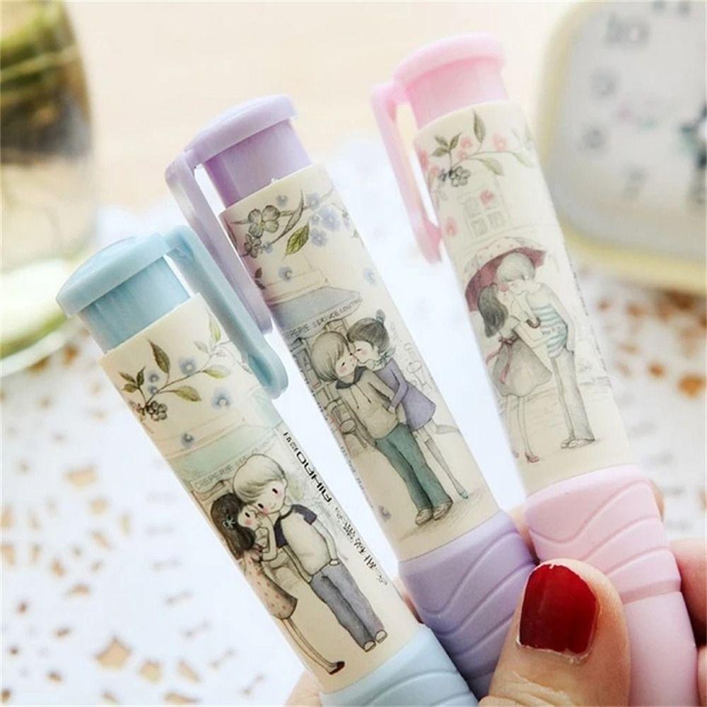 [Elegan] Eraser Fashion Novelty Pen Type Siswa Anak Hadiah Alat Tulis Bentuk Pulpen Eraser