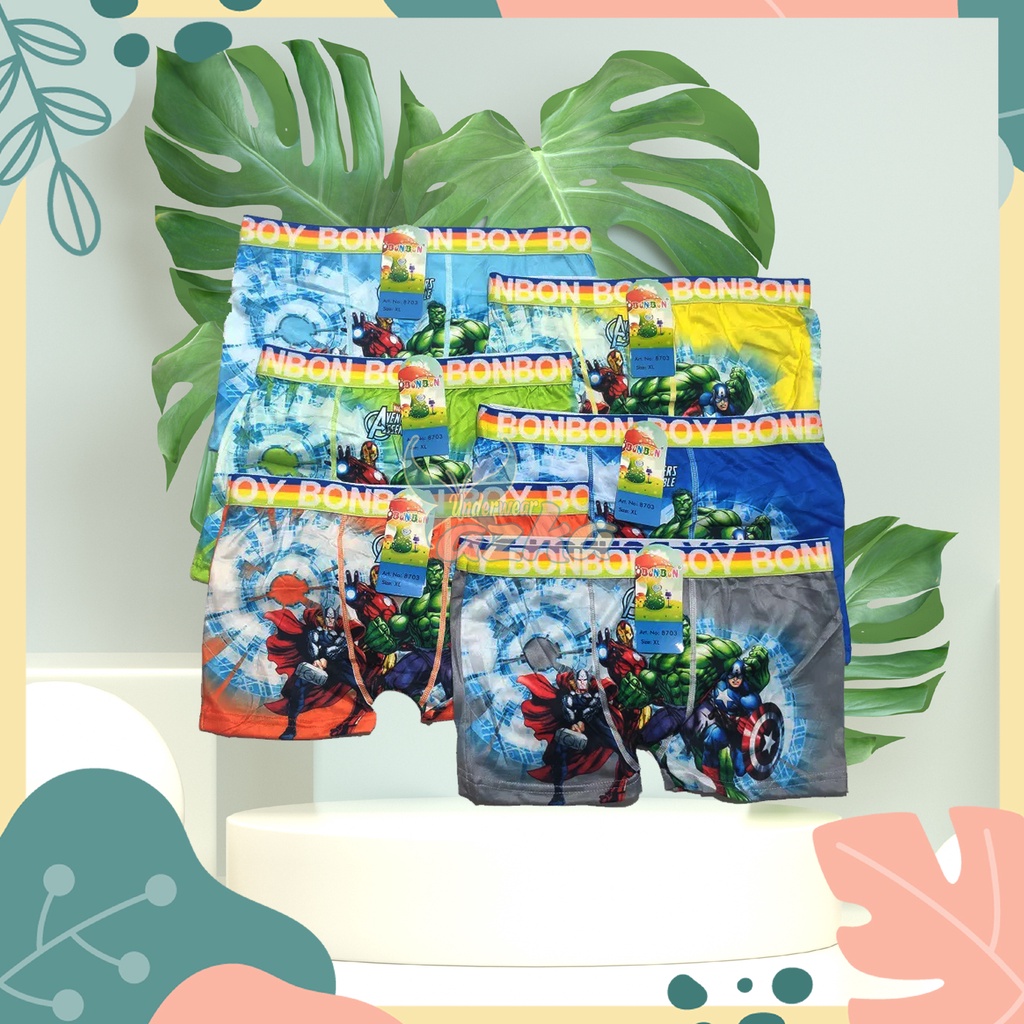 Celana Dalam Boxer Anak Laki-Laki BonBon/Nancool