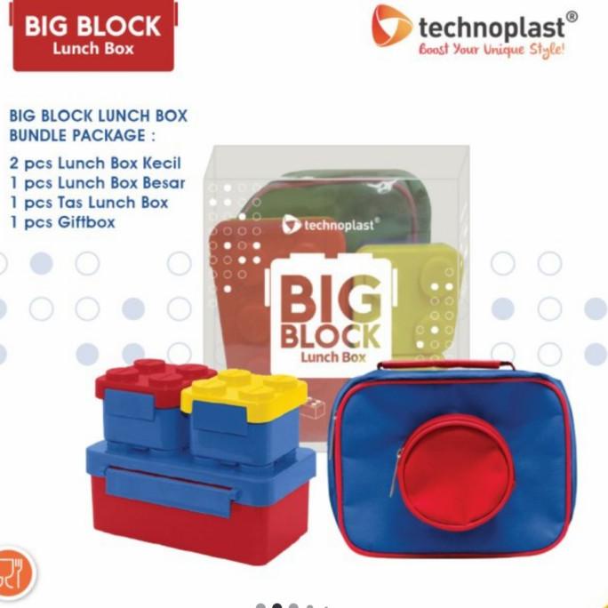 Technoplast Big Block Lunch Box Set
