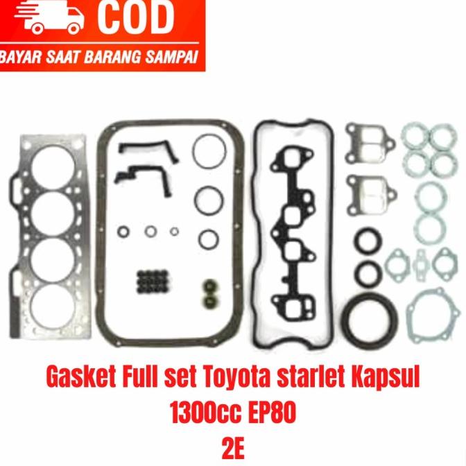 Full Set Gasket Toyota Starlet 1300Cc