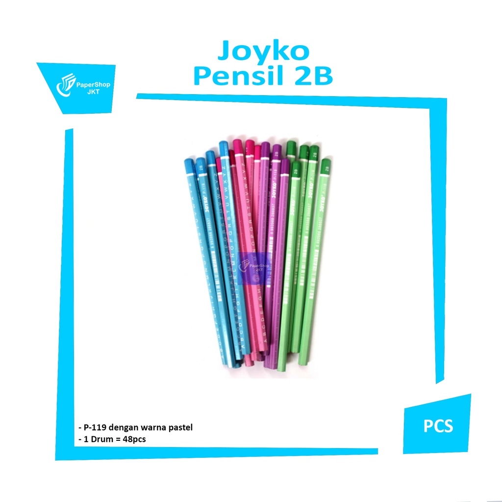 

JOYKO - Pensil 2B P-119 Berwarna - Pcs