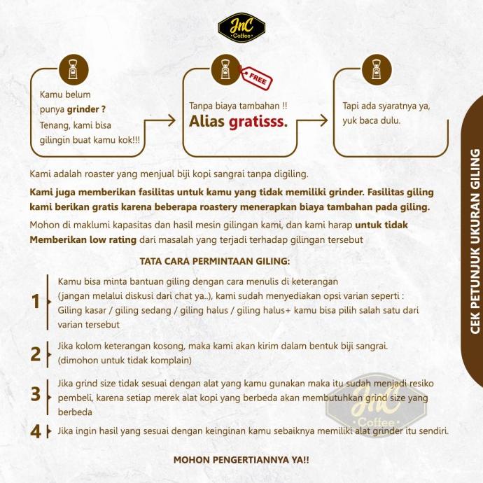 

[BISA COD] JnC House Blend Silver Grade 100% Biji Kopi Robusta 1KG