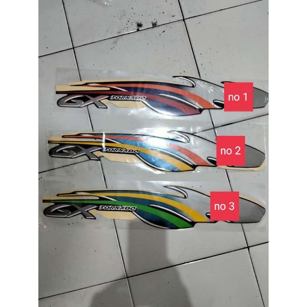 sticker striping gx tornado