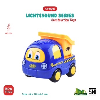 BABIESFIRST IQMS1029 ANGEL LIGHT SOUND CONSTRUCTION TRUCK TOYS