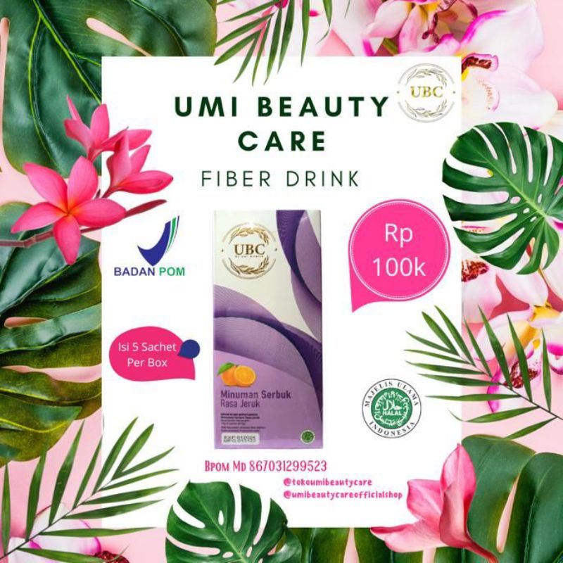 

UBC Fiber Minuman Serbuk Rasa Jeruk