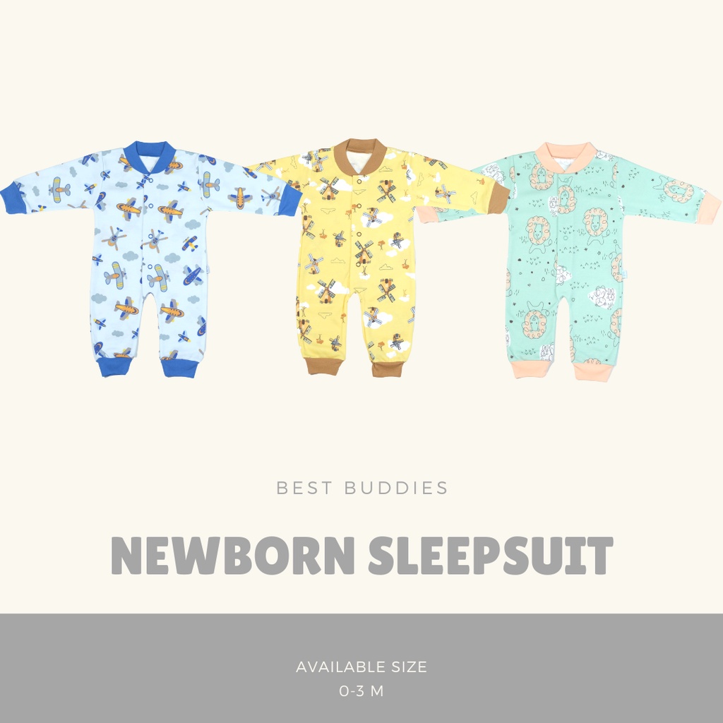 Nova Sleepsuit Jumpsuit Bayi - Nova Romper Panjang SNI