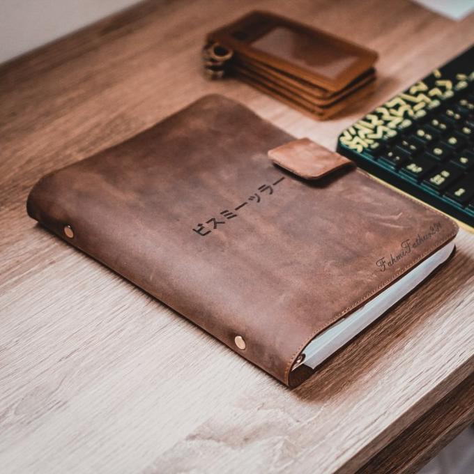 

BUKU AGENDA BINDER A5 COVER KULIT - PAUL MODEL V3 *GRATIS GRAFIR*