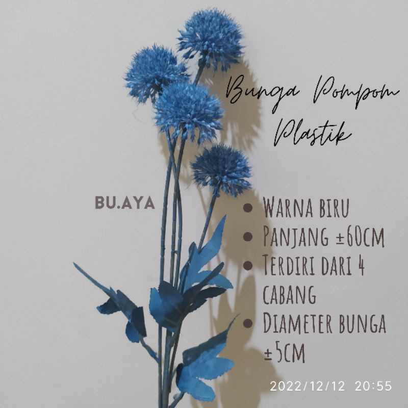 Bunga Pompom Bunga Dandelion Artifisial