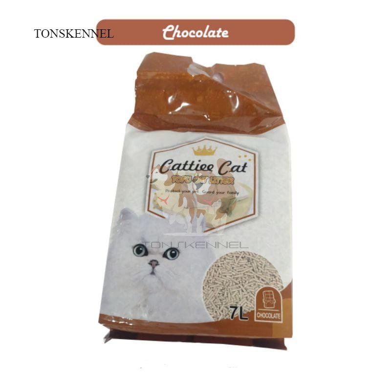 Pasir Tofu Cattie Cat Cat Litter 7 Liter Pasir tofu Kucing Gumpal Bentonite SOYA Clump 7LT 7L 7Liter Anti Debu no kit cat lifecat life cat cattie catie catiee animal and co animal&amp;co