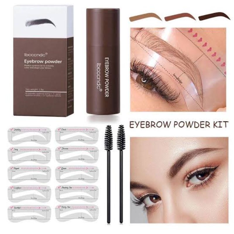 IBCCCNDC STAMP EYEBROW POWDER ORIGINAL BEDAK POWDER CETAKAN ALIS BEST SELLER