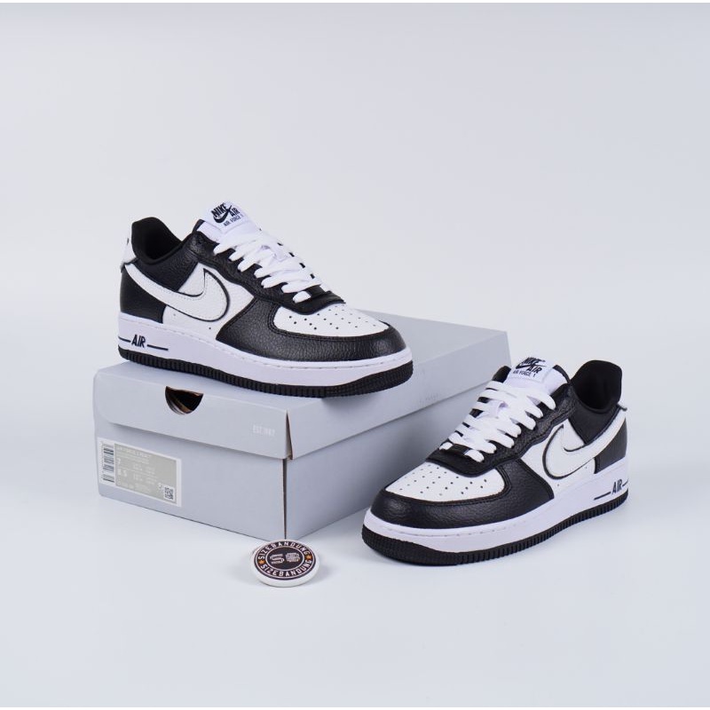 Sepatu Nike Air Force 1 Black White Panda