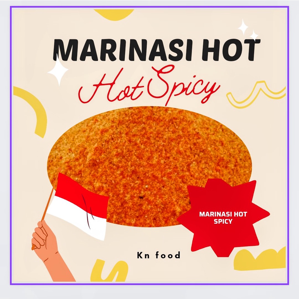 

Marinasi Hot Fried Chicken- 1Kg Tepung Rendaman Ayam - Bumbu Perendaman Marinasi Ayam Fried Chicken