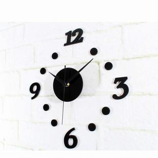 Jam Dinding Tempel DIY Acrylic Wall Clock Jam Dinding DIY Digital Clock Dekorasi Unik