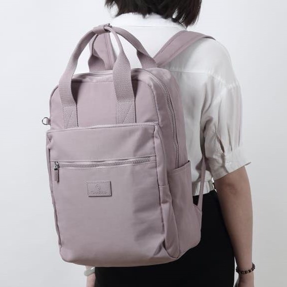 GUDIKA 5119 - Tas Ransel Laptop Wanita Kekinian Import Original Terbaru Bahan Nilon Waterproof Anti Air Premium Korea bisa muat banyak barang banyak slot kocek terlaris - tas wanita - tas cewek - tas kerja - tas laptop - rangsel - gudika bag - tas gudika