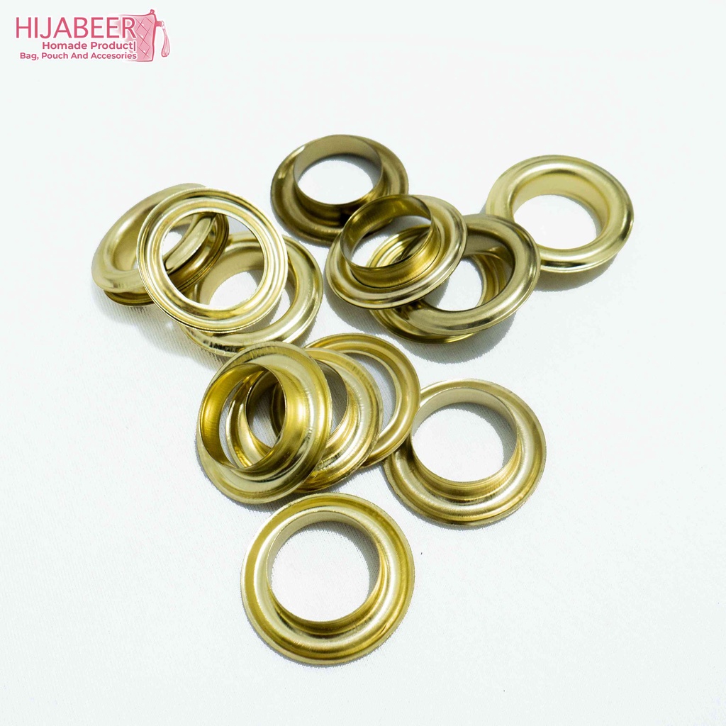 Mata Ayam Ring Gorden - Eyelet Emas 2cm /10pcs