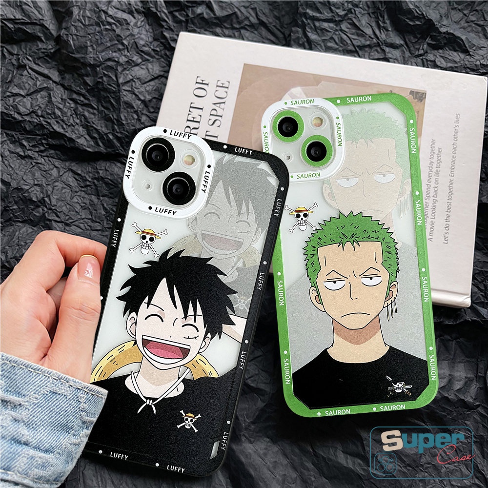 Redmi A1 9 9T 10 9C 10A 10C 9A Note 10 11s 10s 9 11 11Pro Plus 8 9 Pro 9s 10 Pro Max Note POCO F4 X3 Pro M3 X3 NFC Kartun Anime One Piece Luffy Zoro Soft Cover