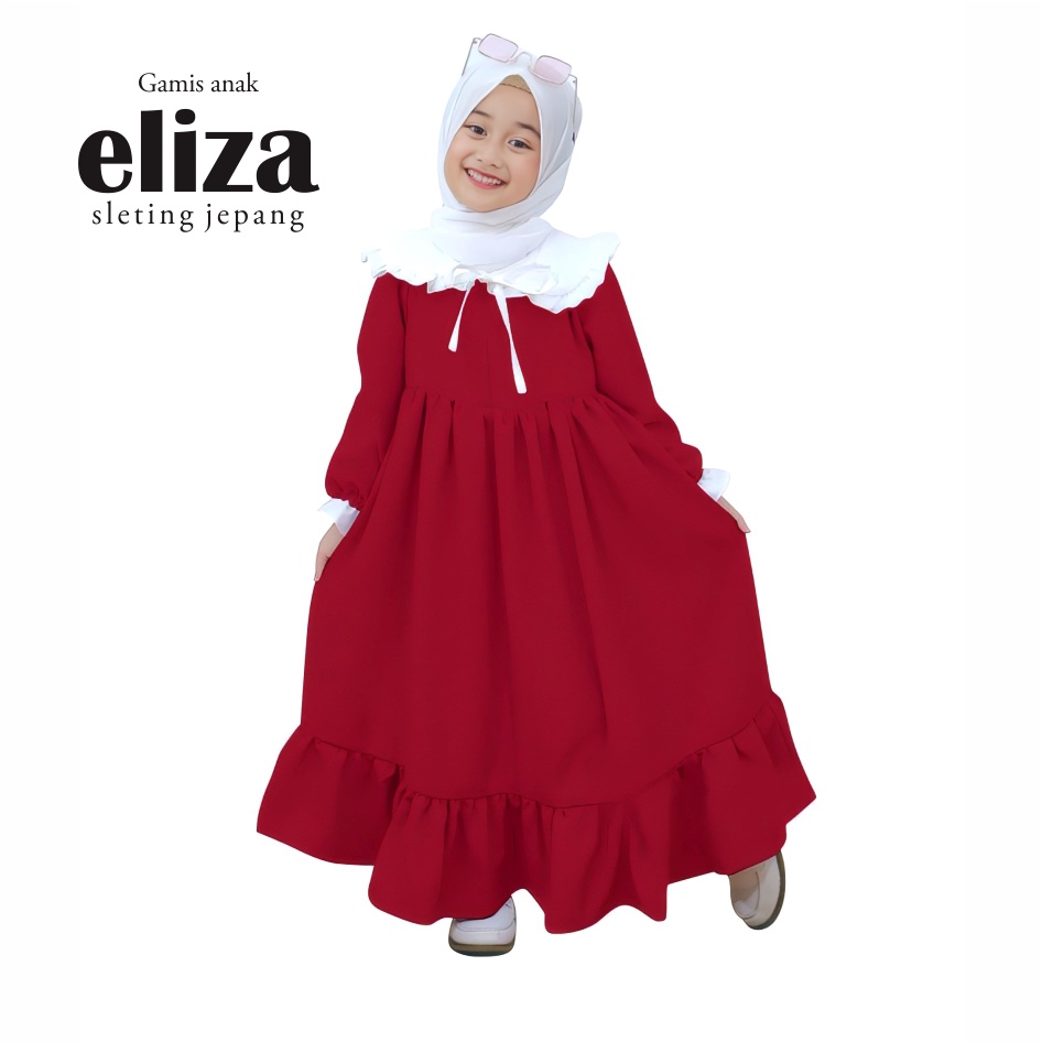 Gamis Anak Eliza Sleting Jepang CKids