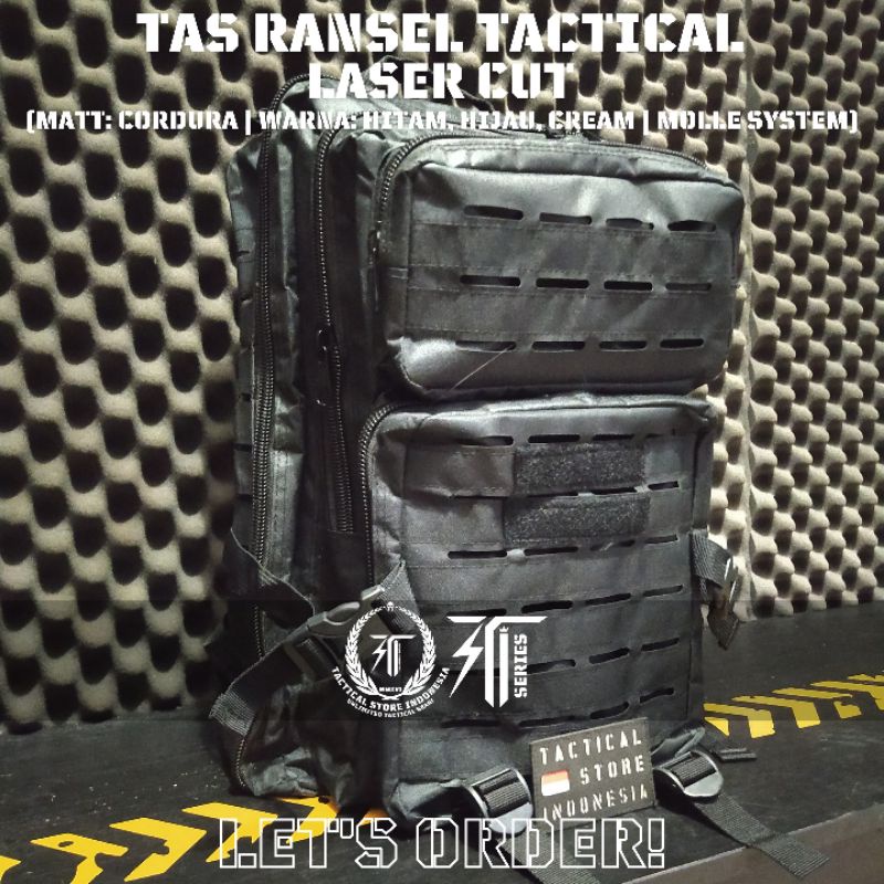 Tas Ransel Tactical Lebanon Laser Cut Mode