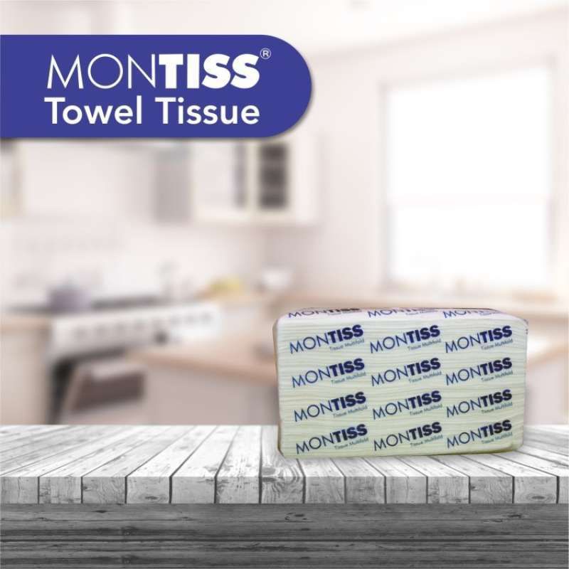 Montiss Hand Towel Multifold Tissue 150 Sheet