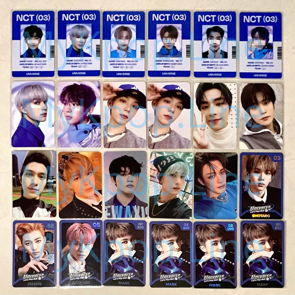 PC NCT UNIVERSE ID Card MD 4x6 Holo SMCU READY Hologram Dream 127 Photocard IDC Selca Concept Univ T