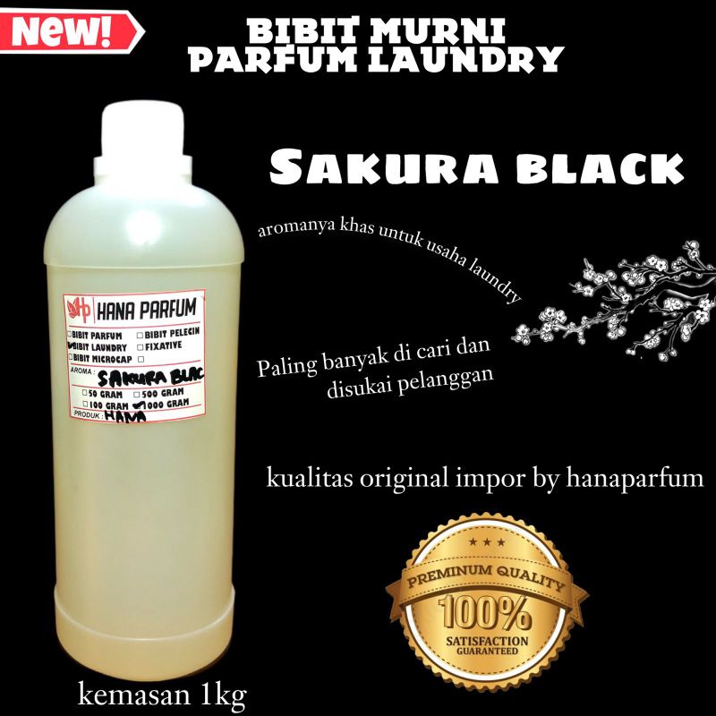 Bibit Murni Parfum Laundry AquaKiss, SakuraBlack, VictoriaBombsel 100gram original premium super by hanaparfum