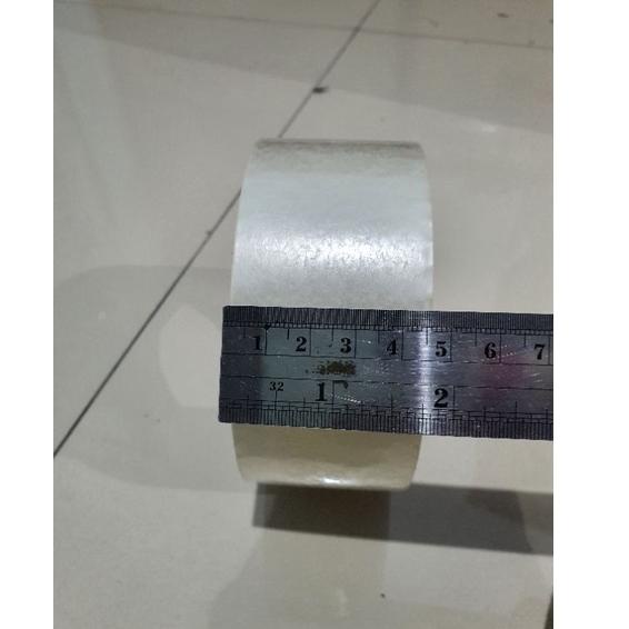 

➥ Lakban BESAR Bening Ukuran 100 Yard 45 mm Isolasi Paket Solasi Isolatip Solatip Bening ゼ